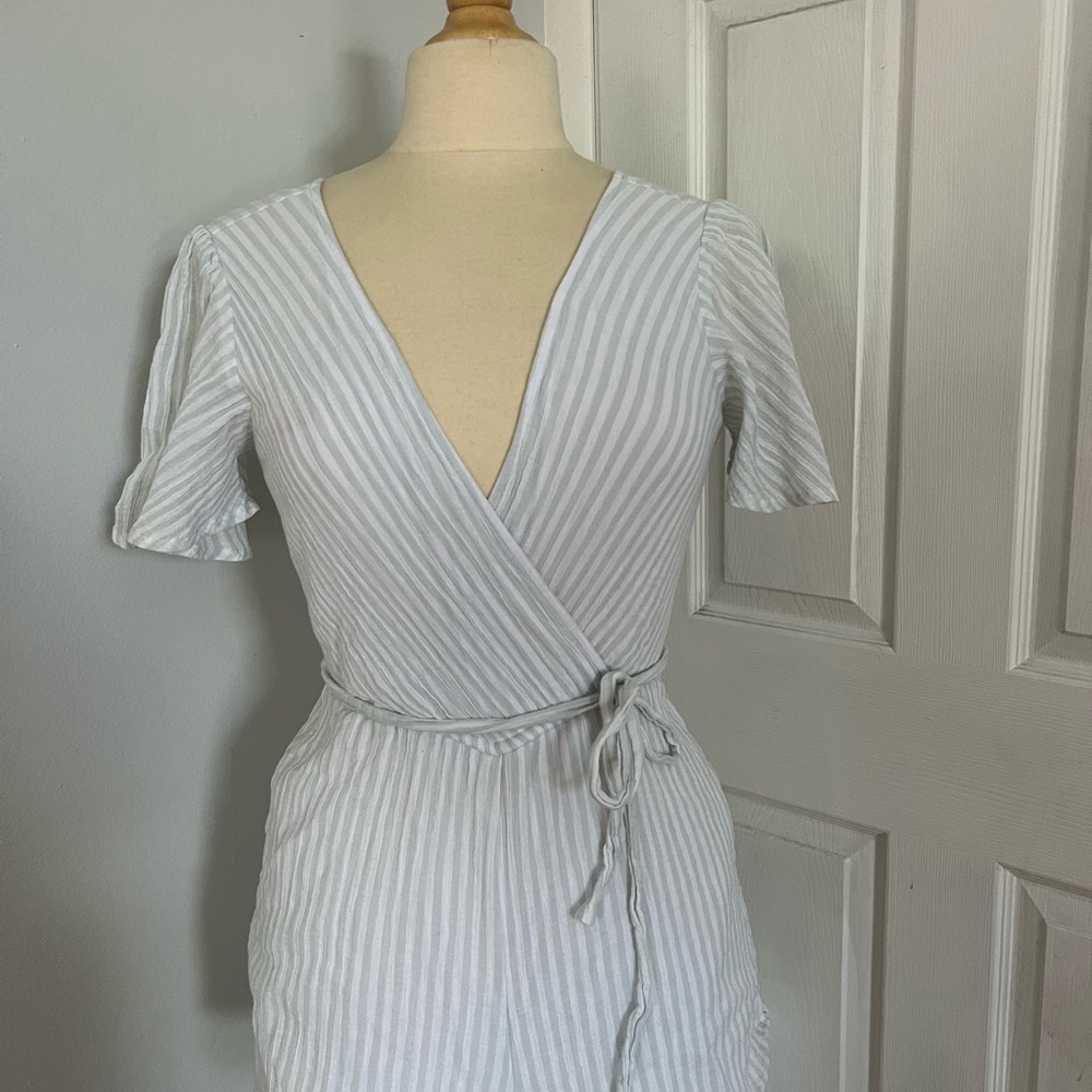 Striped Wrap Dress